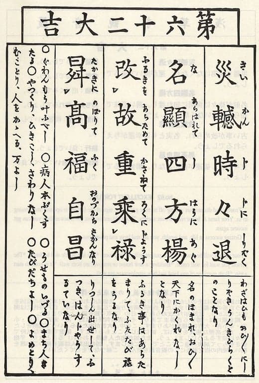 Omikuji #62 Front