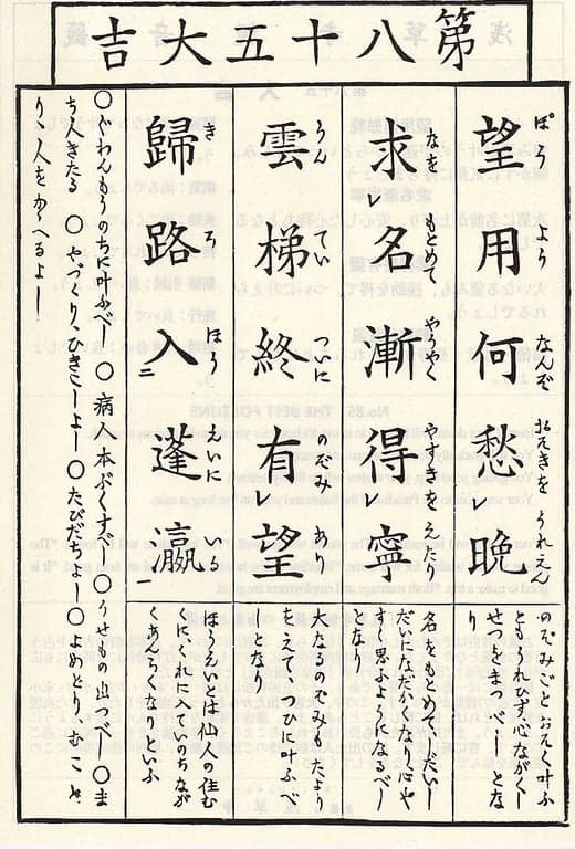 Omikuji #85 Front