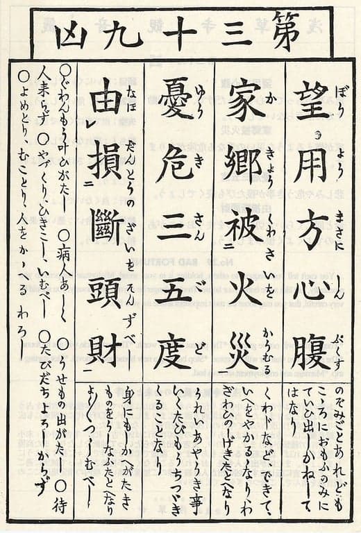 Omikuji #39 Front