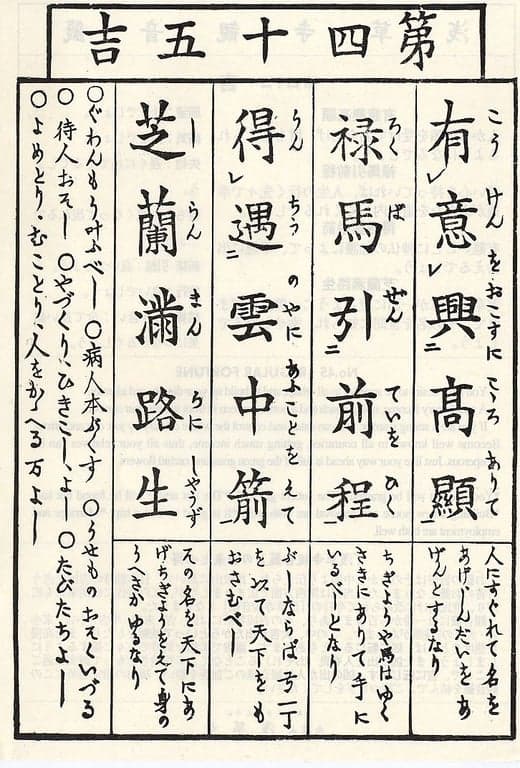 Omikuji #45 Front