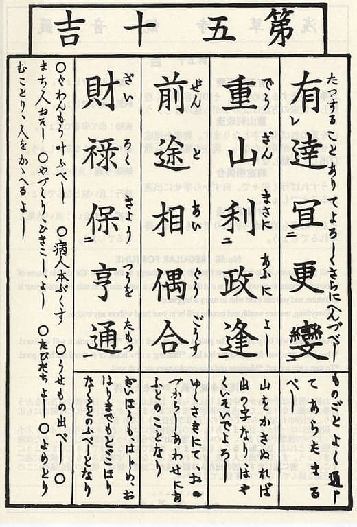 Omikuji #50 Front