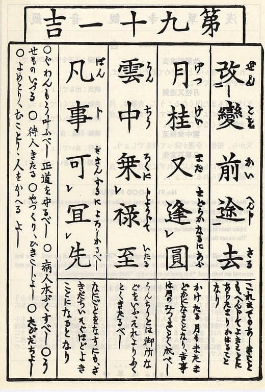 Omikuji #91 Front
