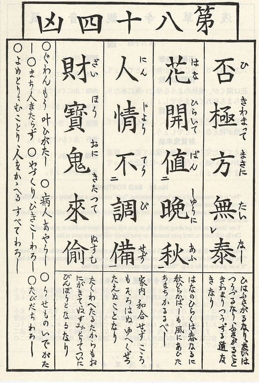 Omikuji #84 Front