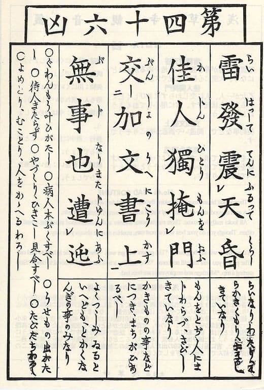Omikuji #46 Front